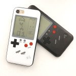 Wholesale iPhone 8 Plus / 7 Plus Retro Tetris Classic Gaming Console Handheld Game Player Case (White)